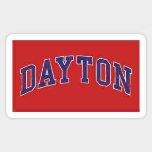 Dayton Athletic Text Magnet